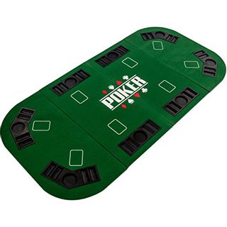 Pokertisch Pokerauflage Poker Tisch Auflage Matte Pokertable 8-Spieler 4-fach 