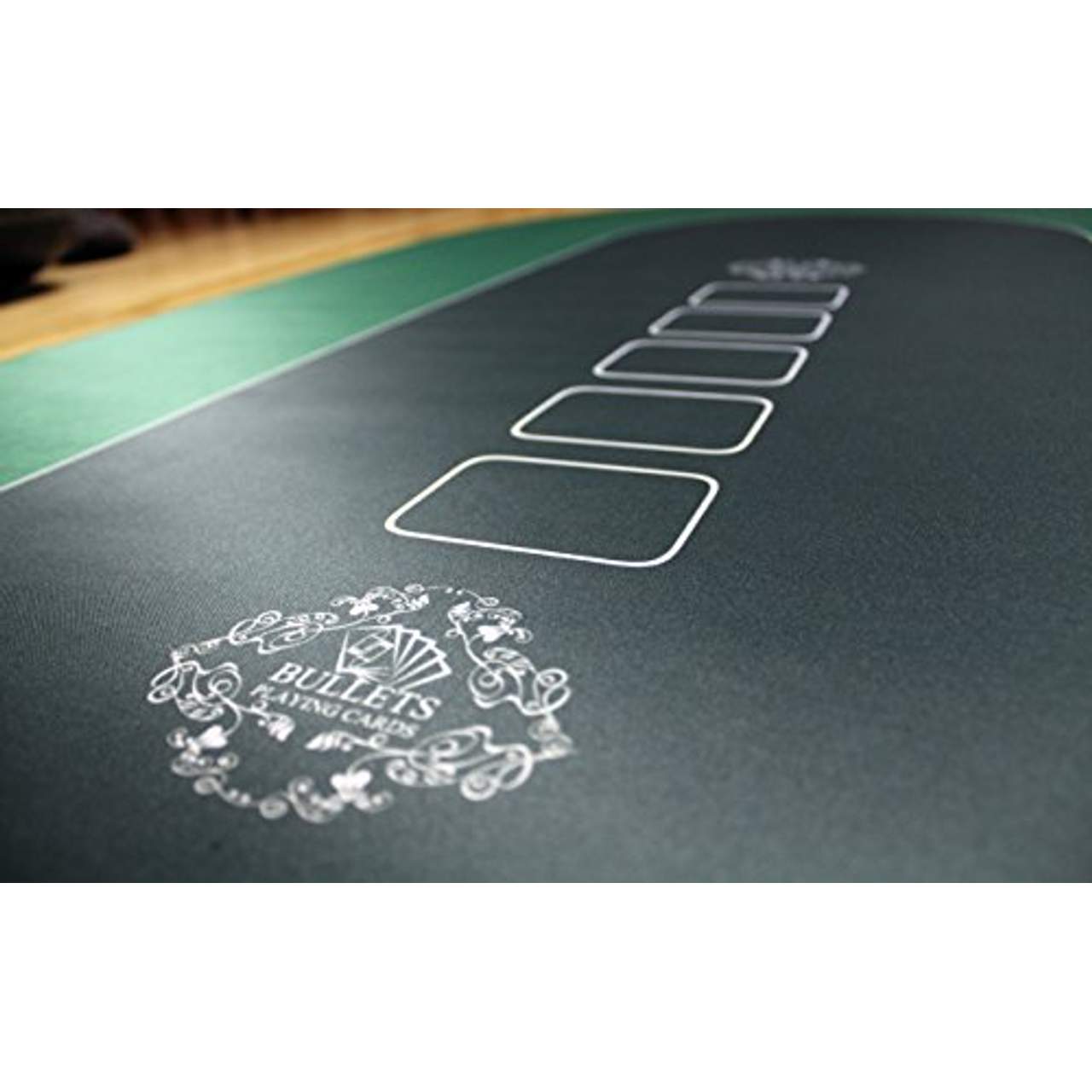 Bullets Playing Cards Profi Pokermatte in 90 x 180cm eigenen Pokertisch