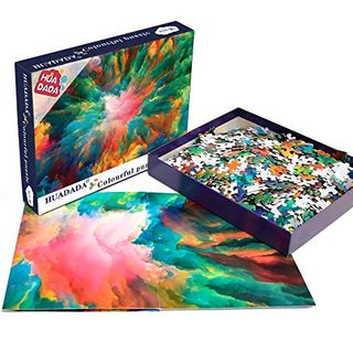 1000 Stücke Runde Puzzle Kreative Regenbogen Schwierige Große Puzzle DHL 