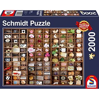 Schmidt Spiele Puzzle 58326 Schätze im Setzkasten