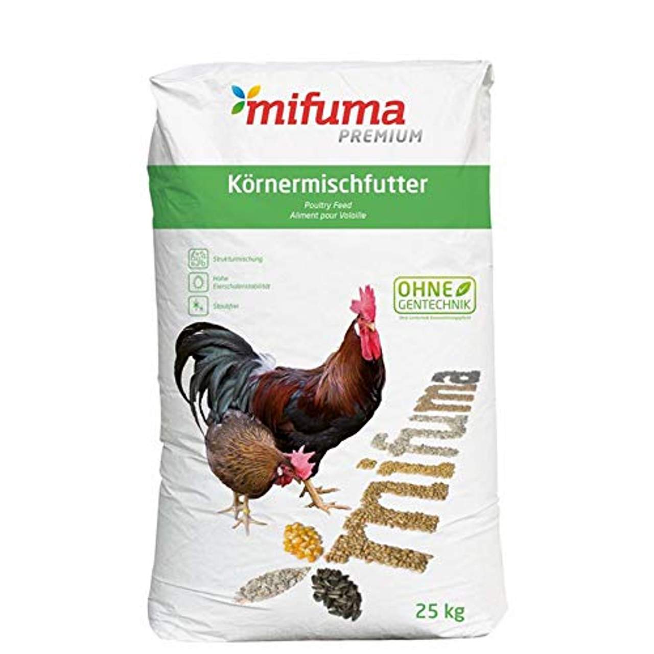 Geflügelkörner ECO 25 kg mit Anisöl Hühnerfutter Wachtelfutter Entenfutter Putenfutter
