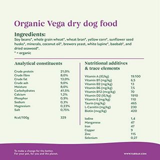 Yarrah Vega Vegetarisches Bio-Trockenfutter
