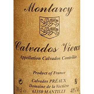 Montarcy Calvados Vieux AOC Vsop 40% vol