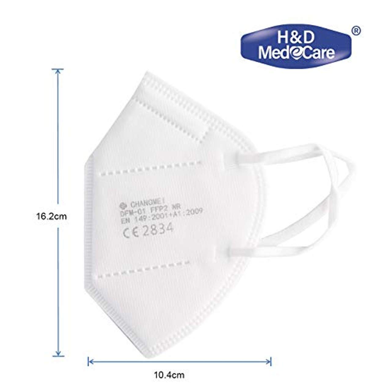 H&D MedeCare HDCM02 Atemschutzmasken FFP2 NR Feinstaubmasken