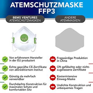 5 Stück CE-zertifizierte Masken