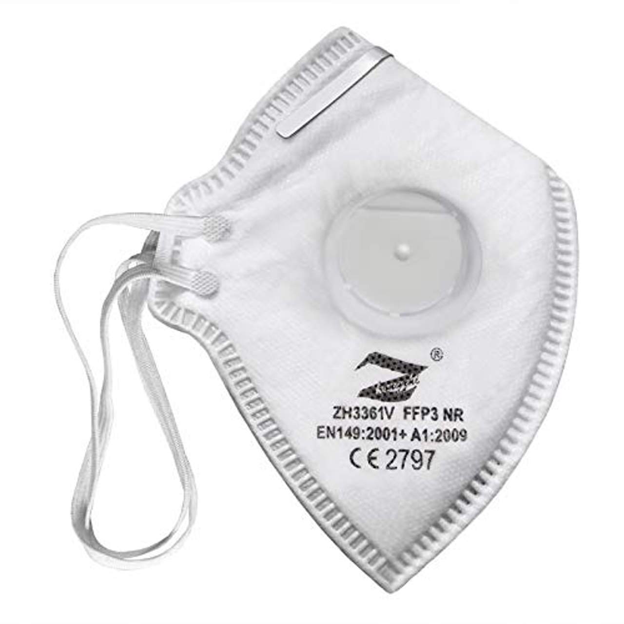 ALPIDEX Mundschutz FFP3 mit Ventil Maske Atemschutzmaske Mund- und Nasenschutz Filterleistung