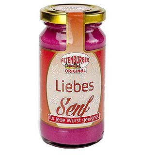 Altenburger Original Liebessenf mittelscharfer Senf in pink 200ml im Glas