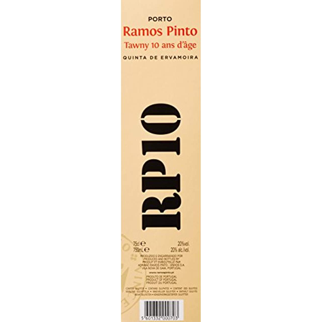 Ramos Pinto RP 10 Tawny Quinta da Ervamoira 10 Years Portwein