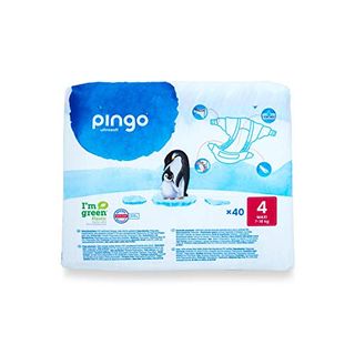 Pingo BIO Windeln NewBorn Größe 1 2-5 kg 4x Beutel Karton Einwegwindel 108 St