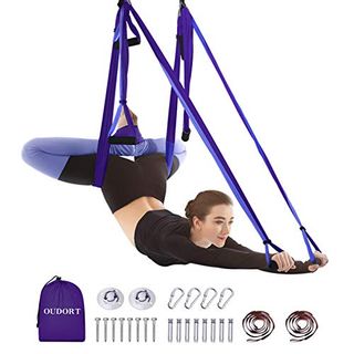 Fitness Übungen Hänge-Matte beharrlich Yoga Swing Schaukel Tuch für Aerial 900kg 