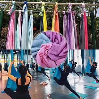 SAIVEN 10 m lange Aerial Silks Equipment Yoga Set Yoga Schaukel