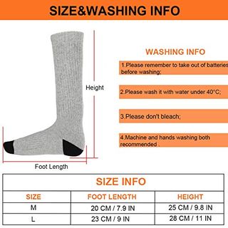 WATERFLY Beheizbare Socken für Herren Damen
