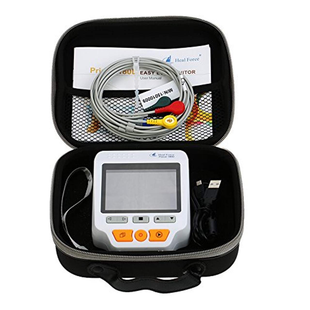 Heal Force Prince 180D Farbbildschirm 3-Kanal-EKG-Handheld-Monitor