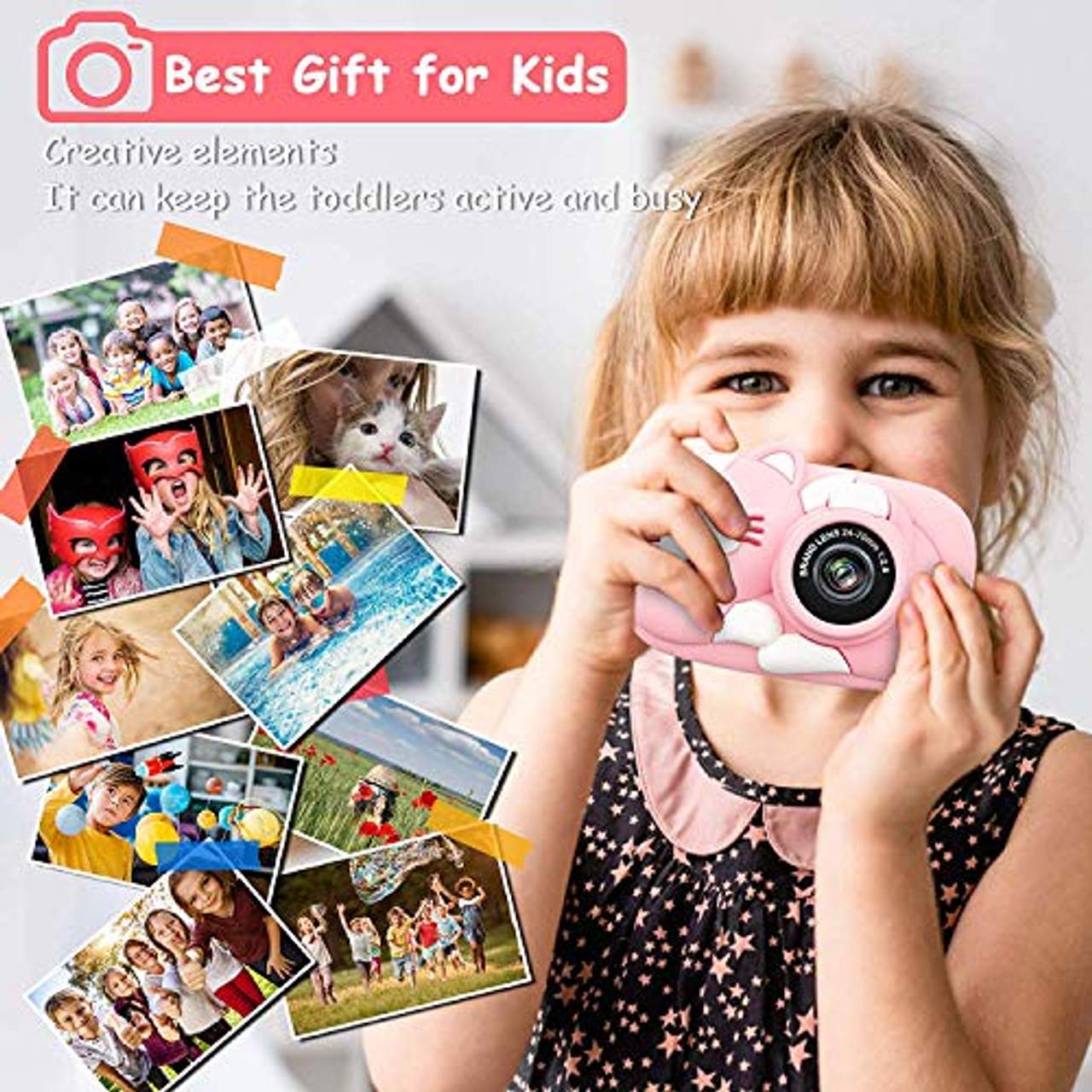 LeaderPro Kinderkamera 16GB Digitalkamera