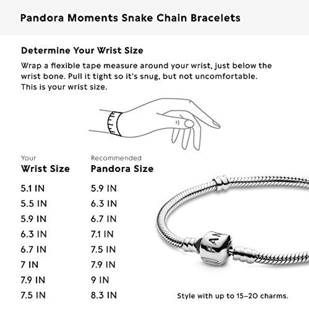 Pandora Damen-Armband Sterling-Silber 925 59702HV-21