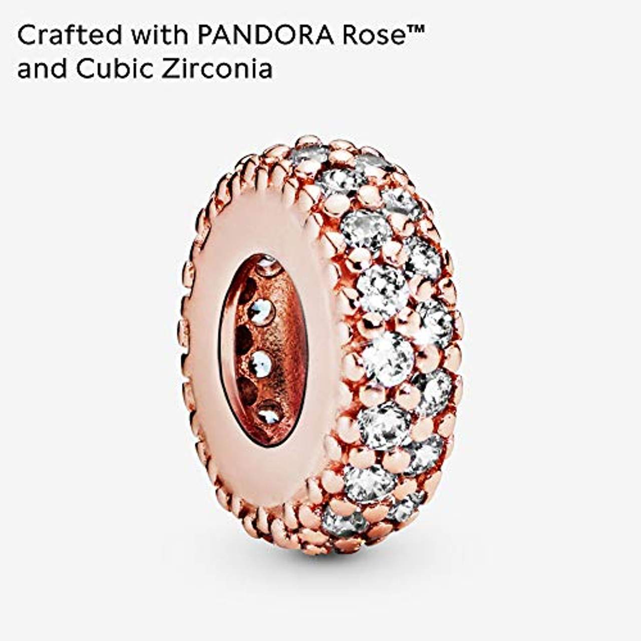 Pandora Damen Charm Rosa Pavé Inspiration Perle