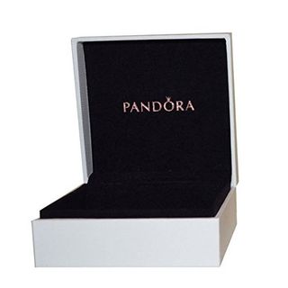 Pandora -box Blaugrün Shimmer Glas Murano Charm