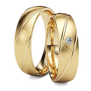 Kolibri Rings GOLD- Eheringe Paarpreis Gold 333 Massiv
