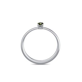 Platin Ring Turmalin 950