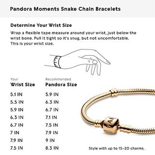 Pandora Damen-Armband 14 Karat (585) Gelbgold 18cm