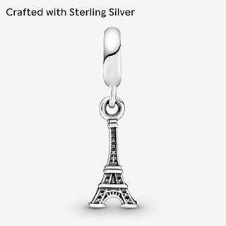 Pandora Moments Eiffelturm Charm-Anhänger Sterling Silber 
