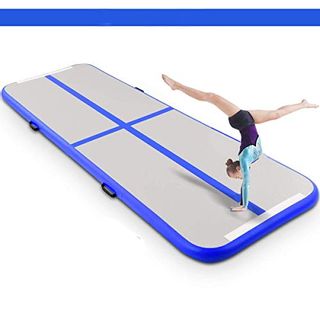 Pumpe Air Track Gymnastikmatte Trainingsmatten Tumbling Matte aufblasbar inkl