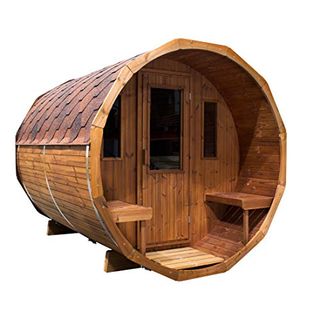 bambus-discount.com Saunafass liegend Bausatz