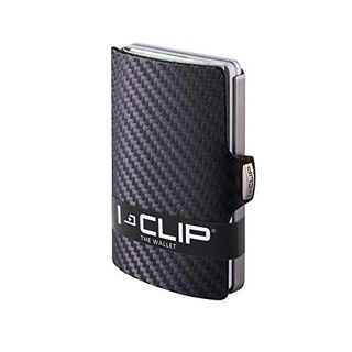 I-CLIP Geldbörse Carbon-Optik Metallic-Grey