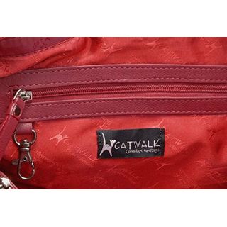 Catwalk Collection Handbags Leder Umhängetasche