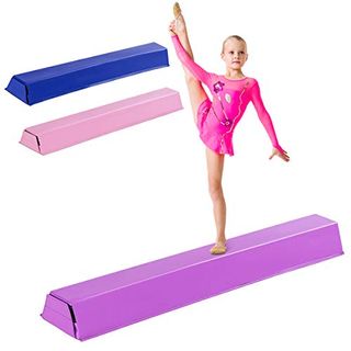 Balance Beam Gymnastikbalken Schwebebalken Klappbar PU für Kinder und Anfänger 
