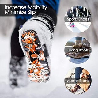 Ice Klampen Steigeisen mi Trendyest Schuhspikes Steigeisen für Bergschuhe 