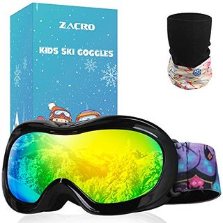 Kinder Skibrille Snowboardbrille S3 Jungen Mädchen 100% UV Schutz Anti-Fog NEU 