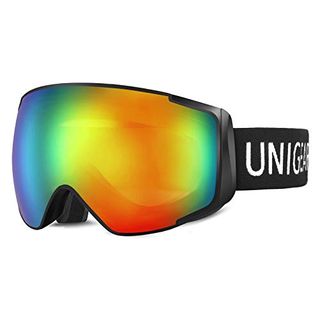 Unigear Skibrille Herren Damen Kinder Snowboardbrille OTG UV-Schutz