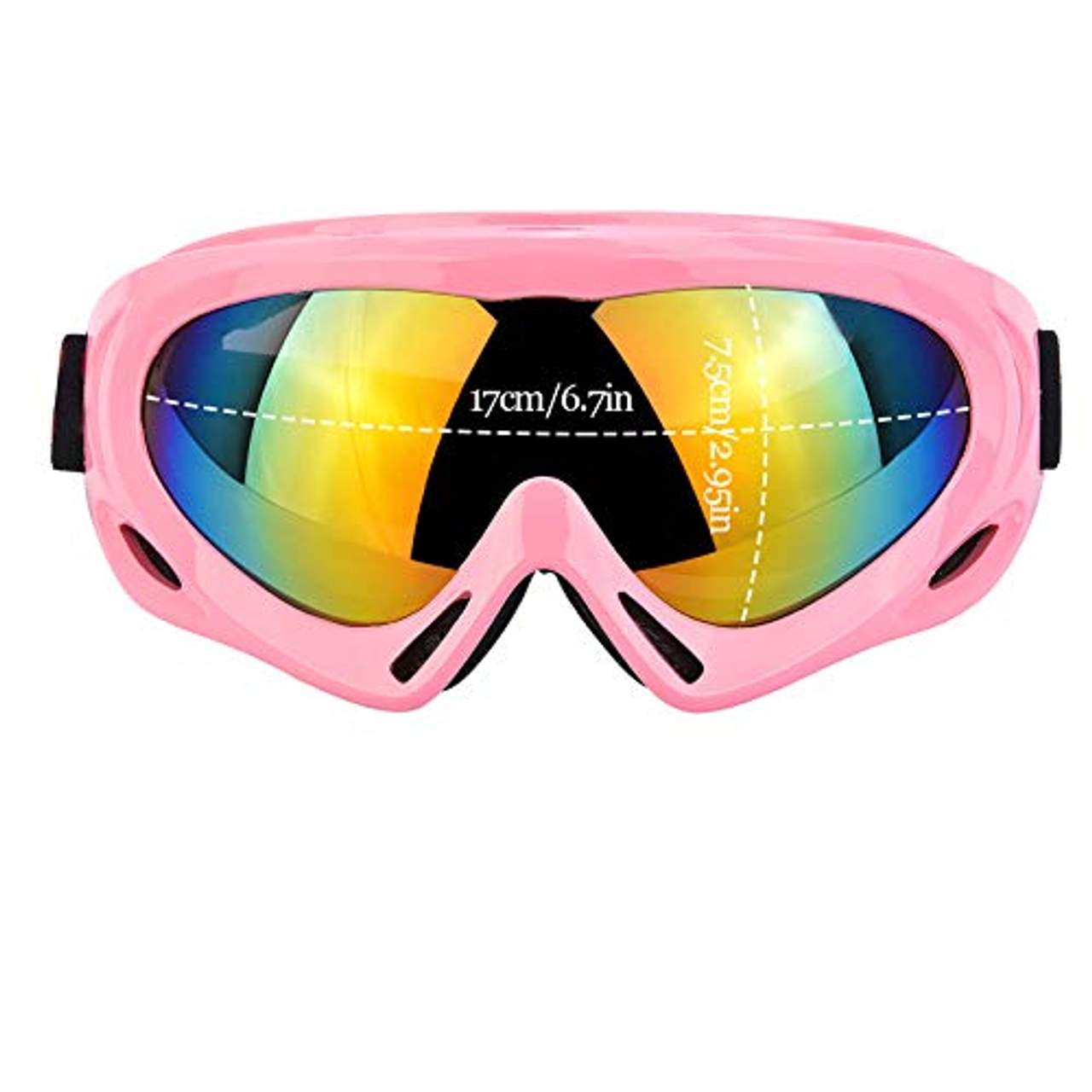Fengzio Skibrille Kinder Snowboardbrille Winddicht Ski Schutzbrille