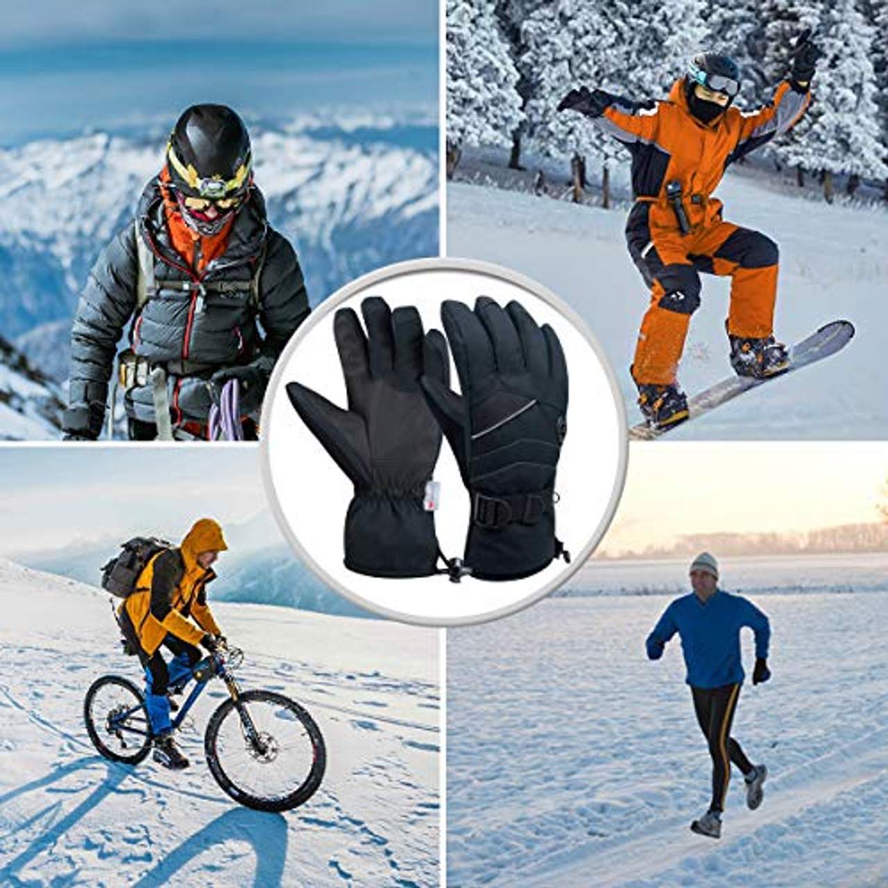Opard Handschuhe Skihandschuhe Winterhandschuhe Thermohandschuhe