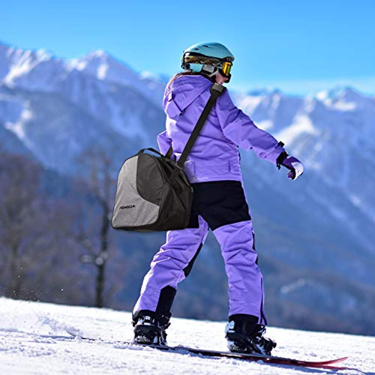 PENGDA Skischuhtasche Skistiefeltasche Extra große Umhängetasche