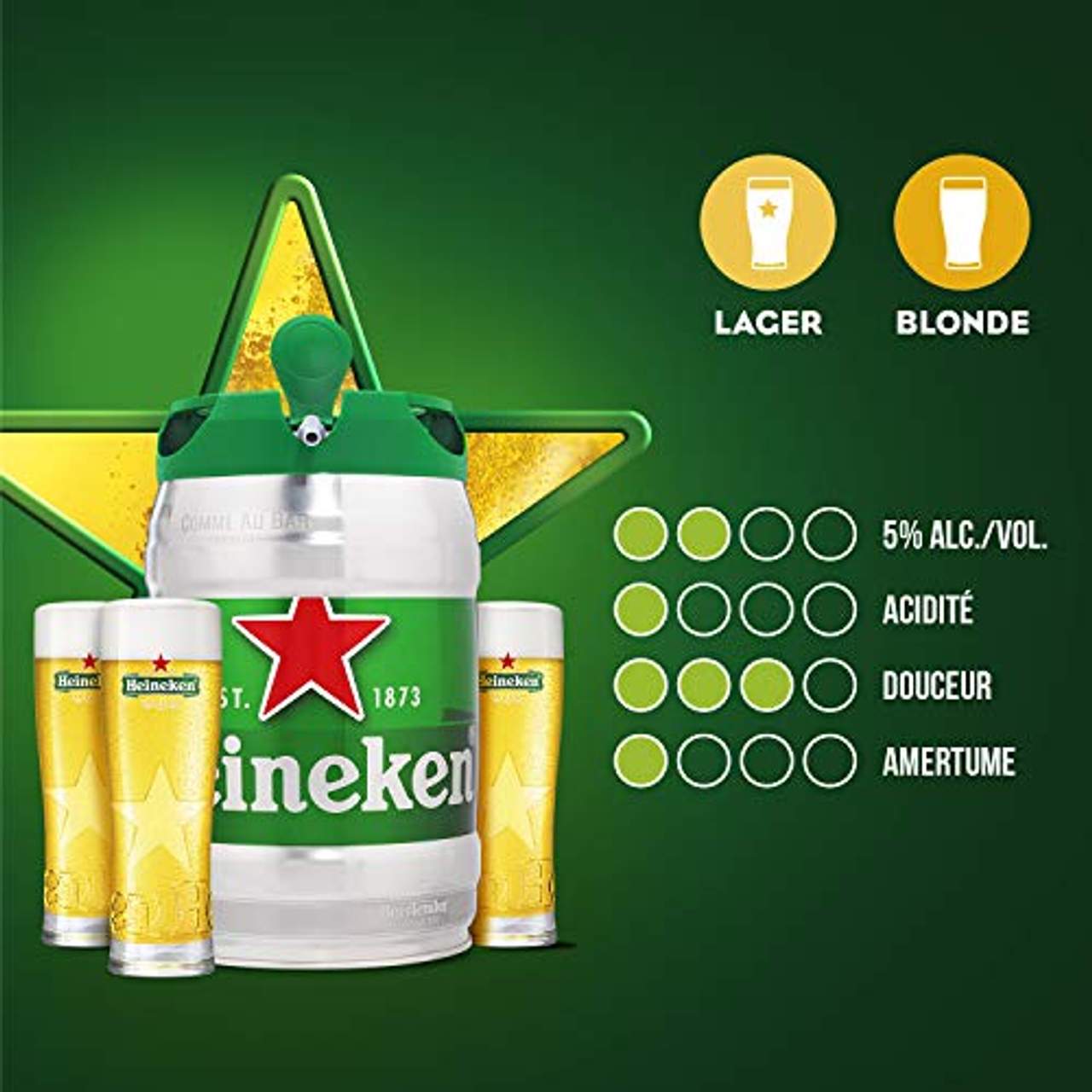 Heineken Fût Pression 5L