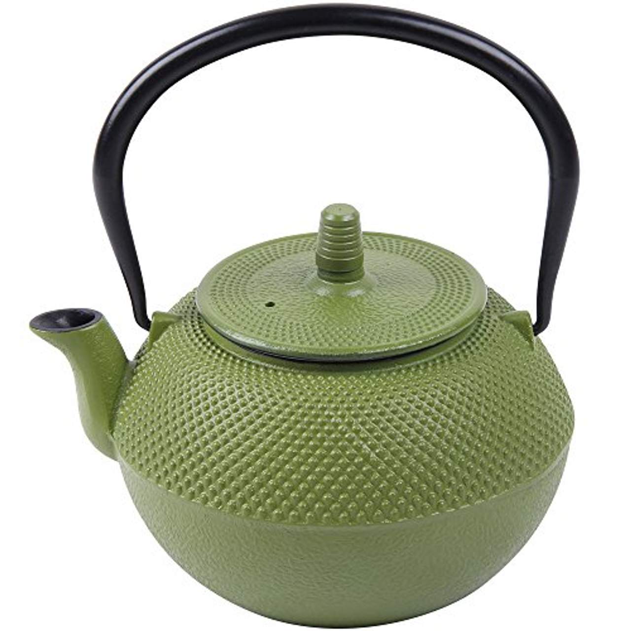 Teekanne Gusseisen 1,25 Liter Teekessel Grün Tee Kanne