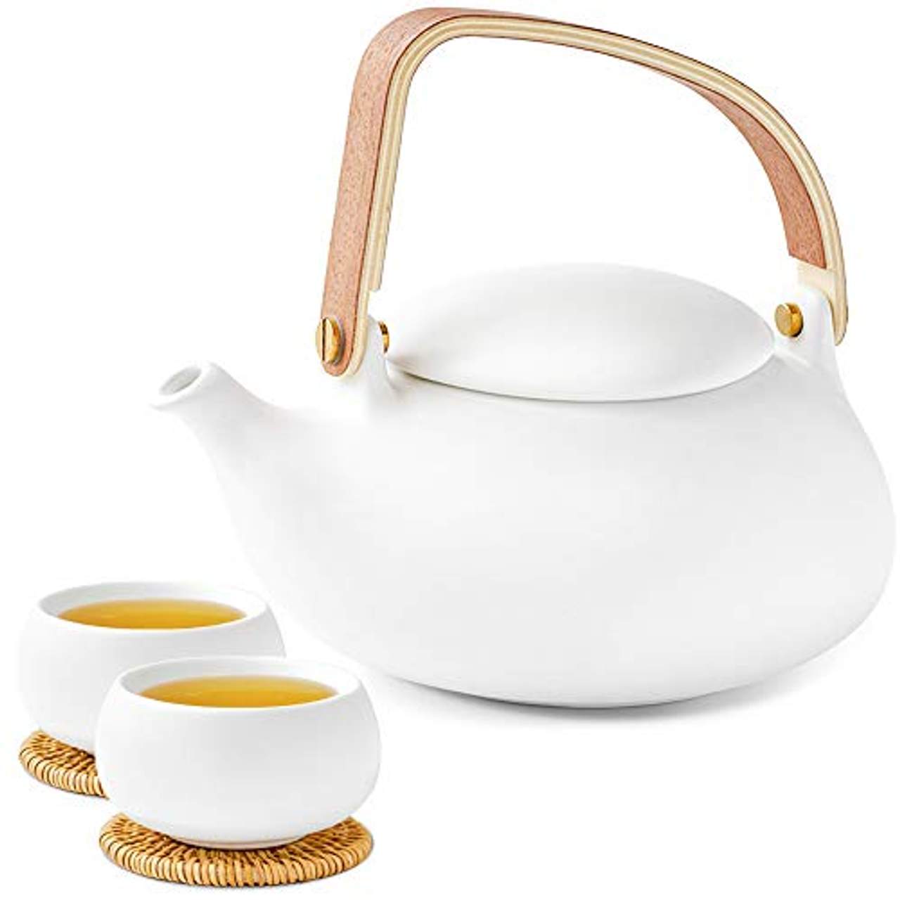 ZENS Teeservice Porzellan mit Teekanne