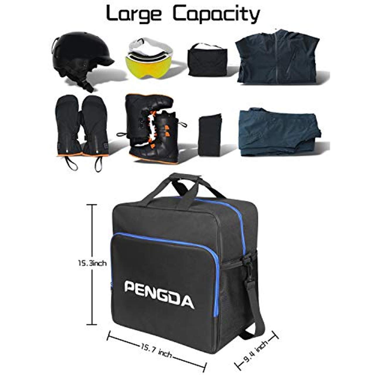 PENGDA Skitasche und Skischuhtasche