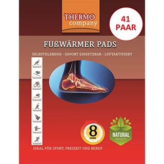 THERMO company 41 Paar Fußwärmer Pads Thermopad Sport