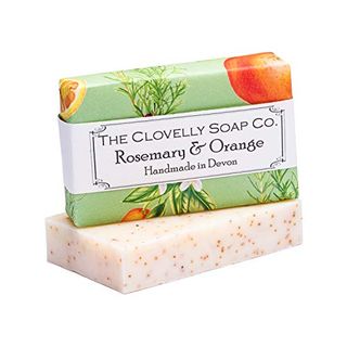 Clovelly Soap Co Natürliche handgemachte Peelingseife Rosmarin & Orange