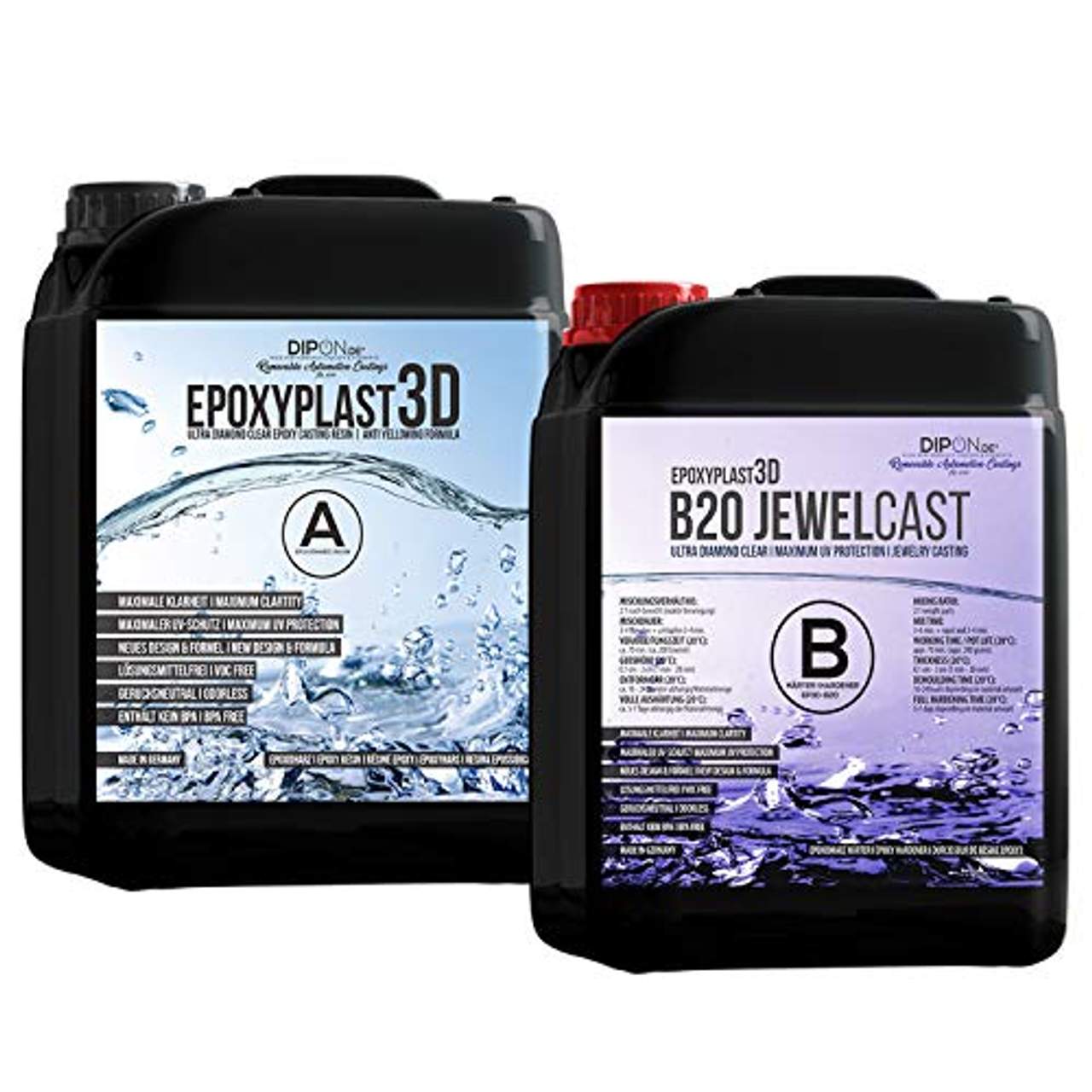 Epoxidharz EpoxyPlast 3D B20 Jewel Cast 4,5 KG