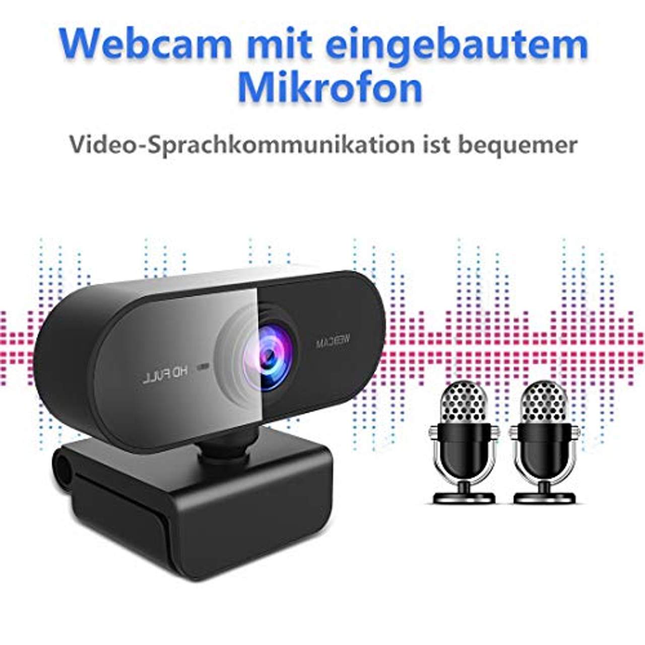 NIYPS Webcam mit Mikrofon