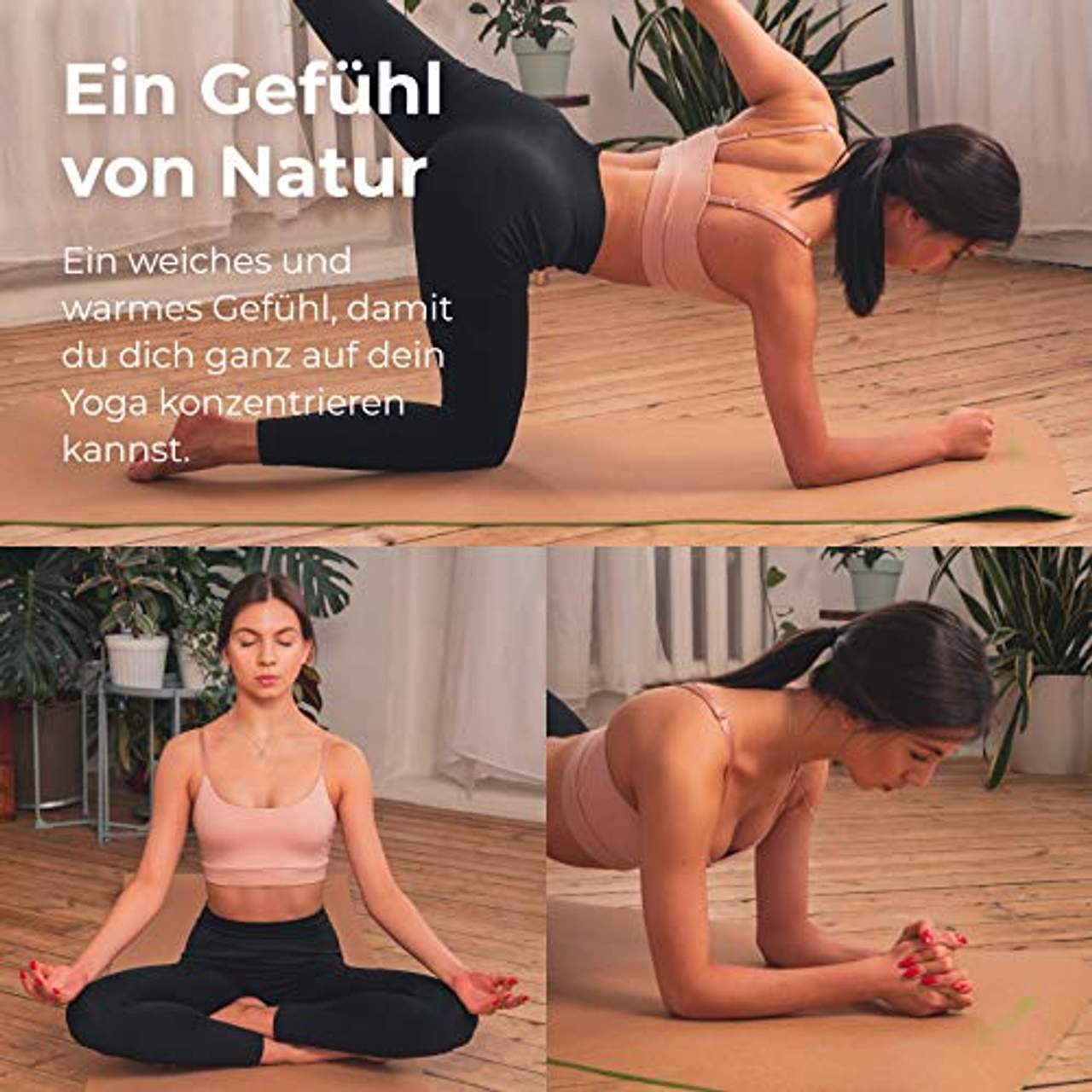 Bondella Ahimsa Kork Yoga Matte