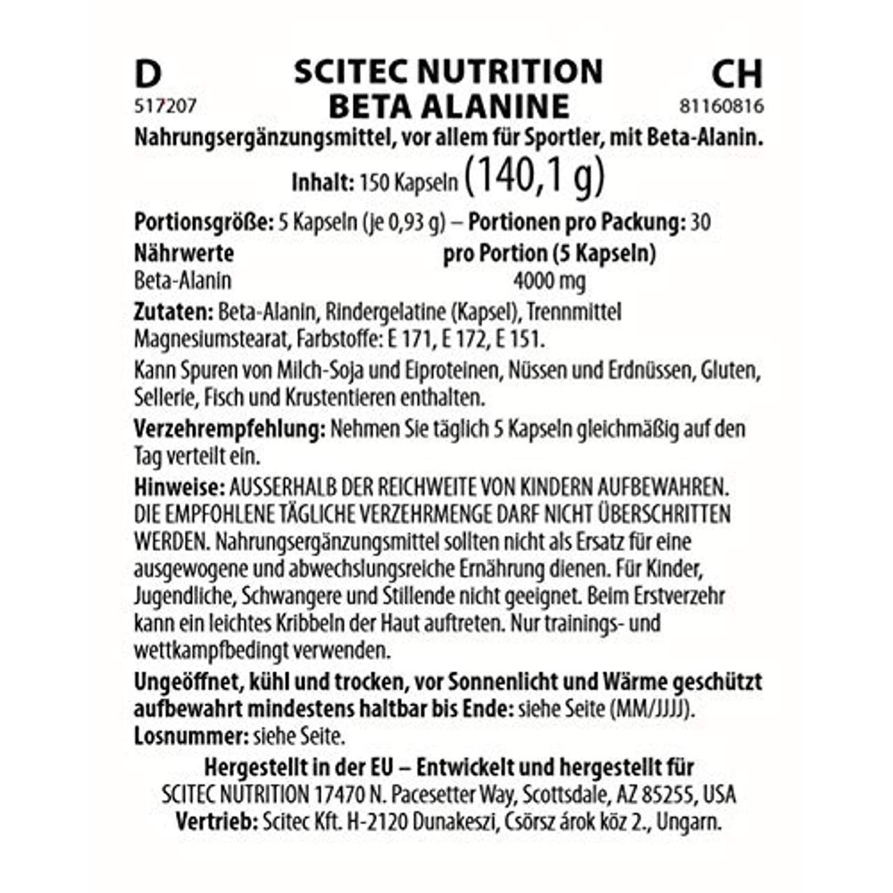 Scitec Nutrition Amino Beta Alanine