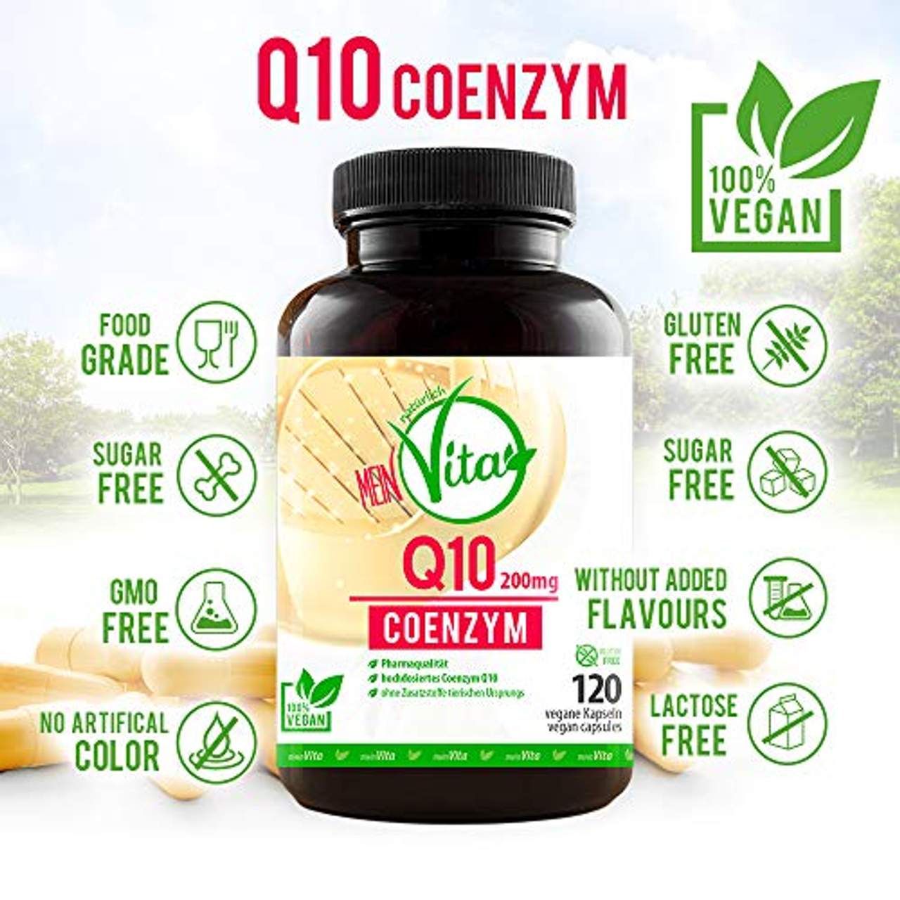 MeinVita Coenzym Q10 100% Vegan