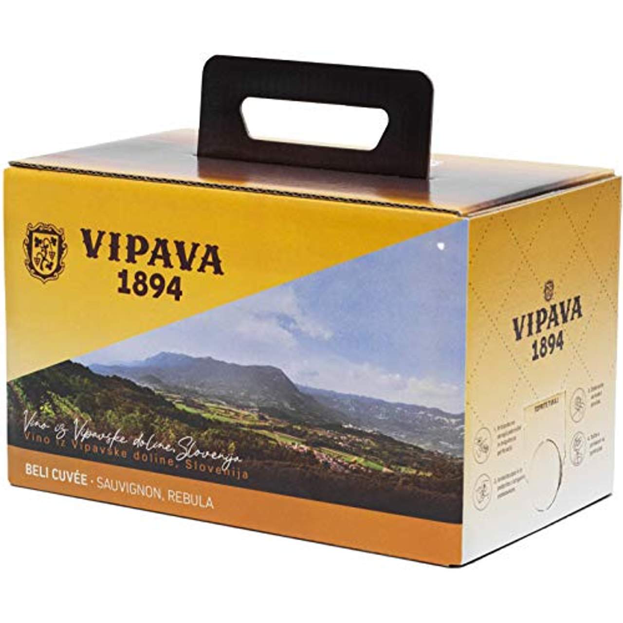 Vipava 1894 Weißwein Bag in Box 5 Liter weiß