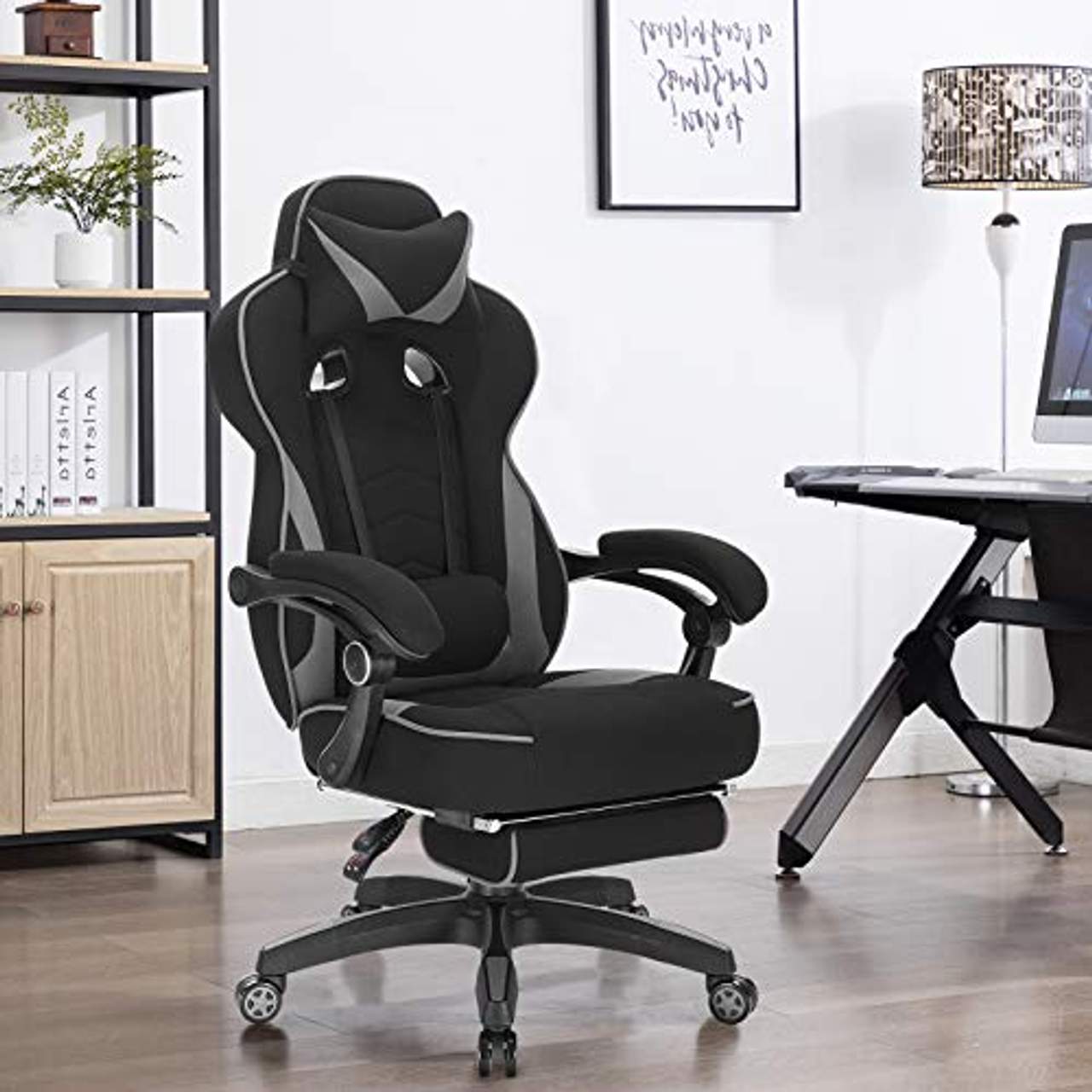 WOLTU Gaming Stuhl Racing Stuhl Bürostuhl Chefsessel Schreibtischstuhl