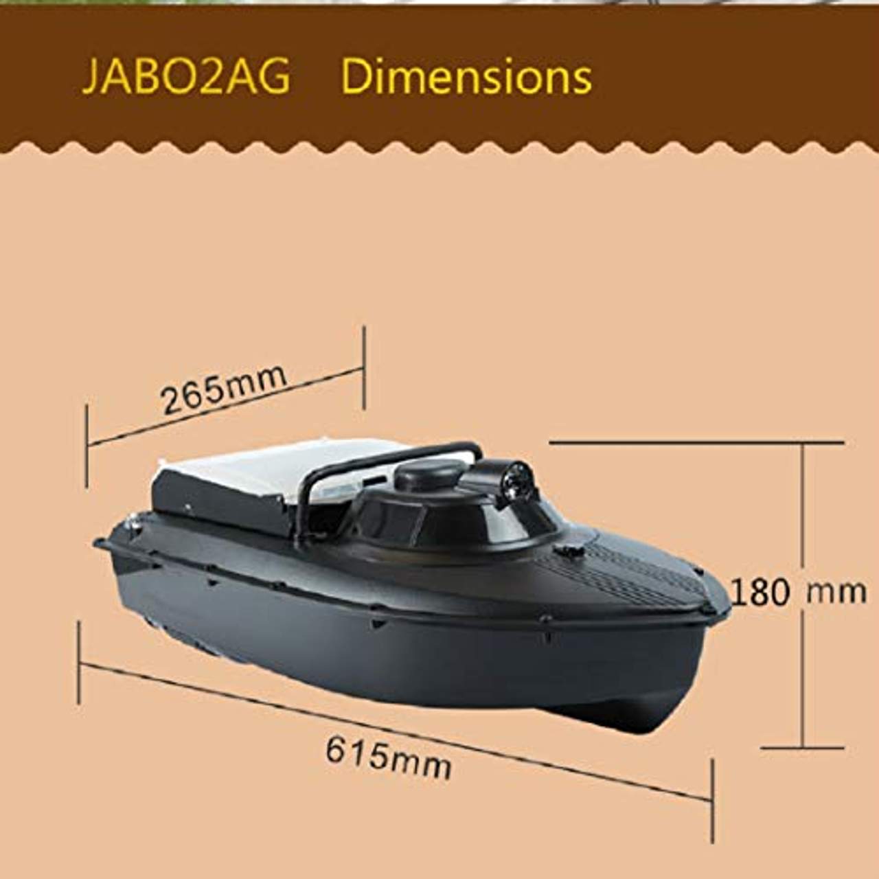 chuck & blair Jabo 2AG-10A Automatische Navigation Futterboot Köderboot
